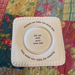 Mud Pie Margarita Plate